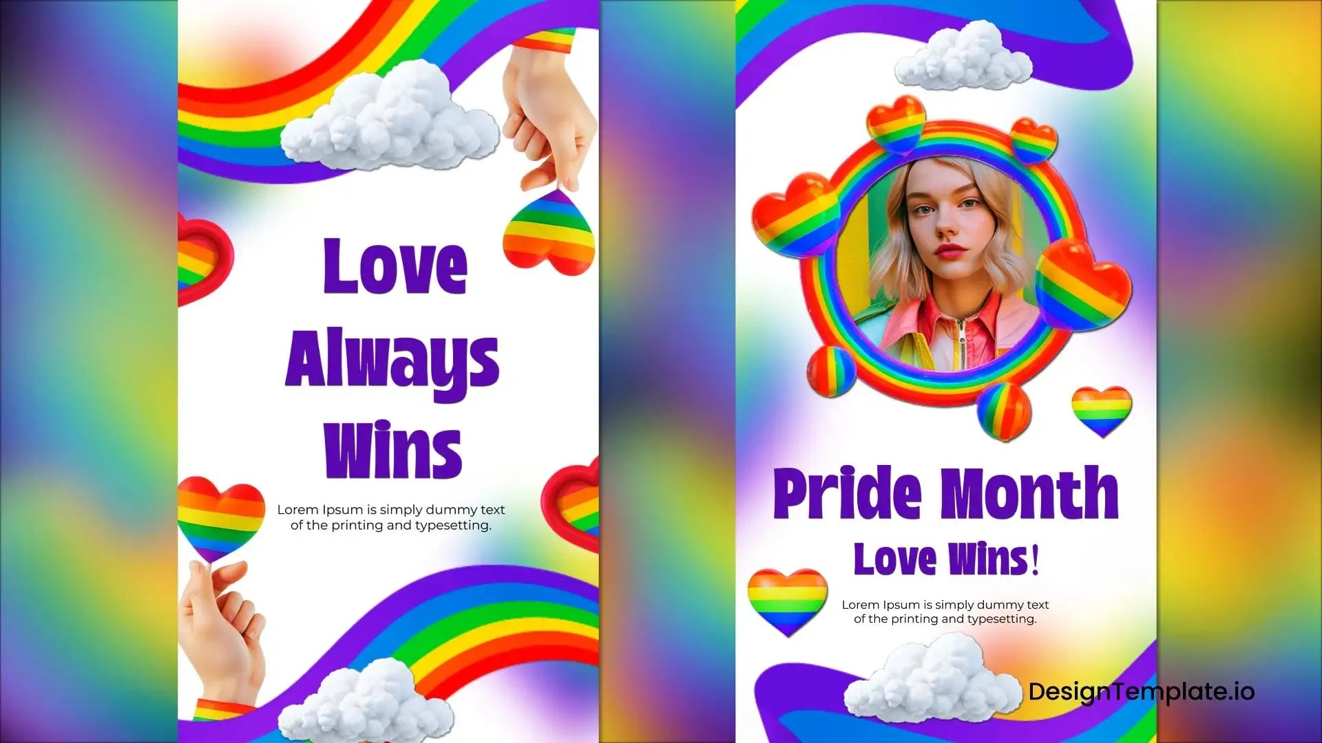 Vibrant Pride Day Instagram Story